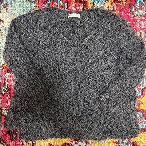 Abercrombie & Fitch Sparkly Navy/Grey Sweater